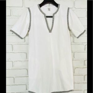 ⭐️🎉3 items for $30 🎉 J Crew Knit Tunic Dress Marled Trim with pockets